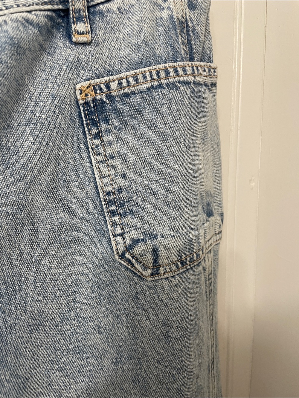 Free People - We The Free Light Blue Izzy Frayed-Hem Jeans - 28 - Picture 5 of 11